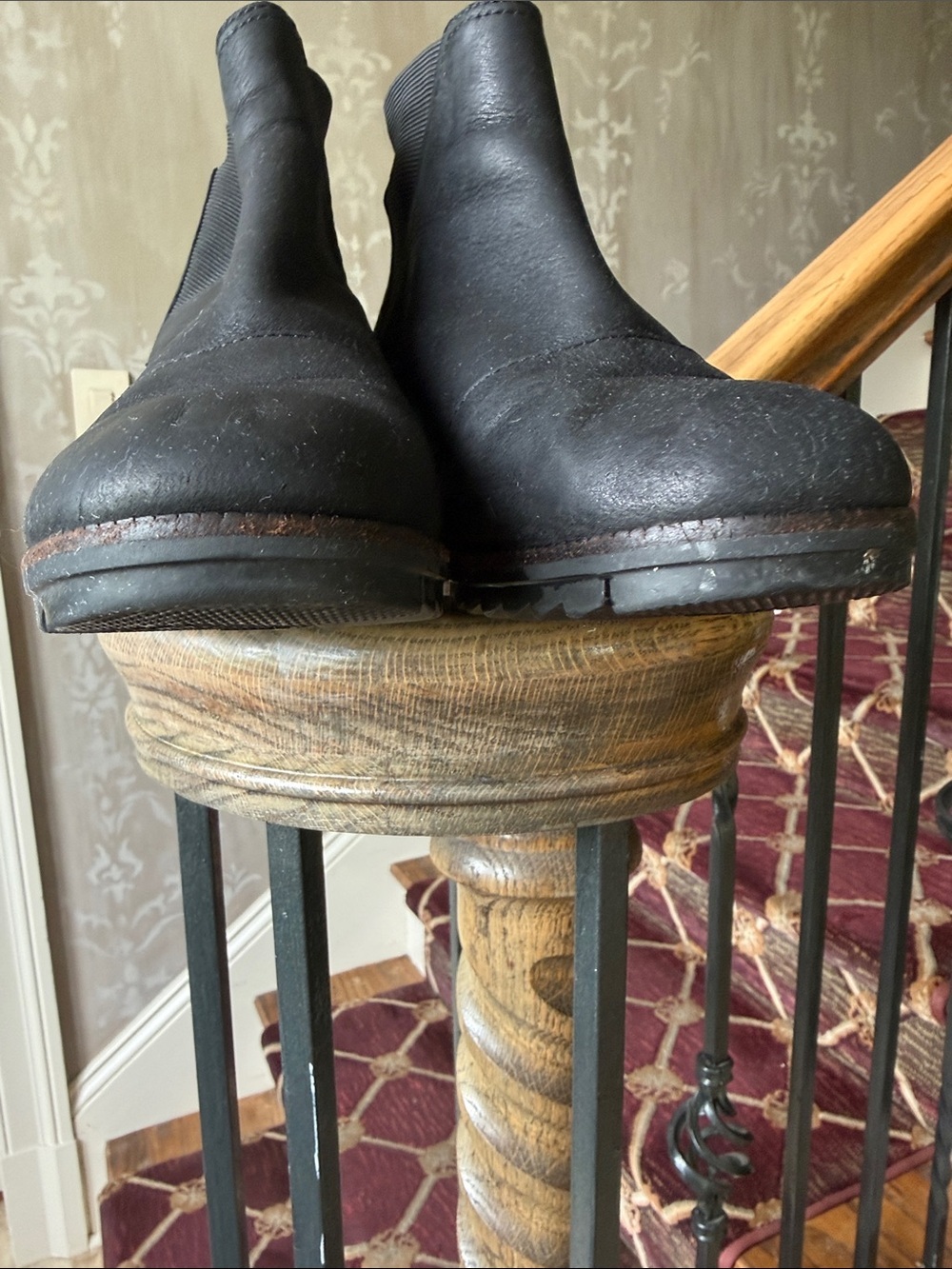 SORREL Chelsea leather boots. Size 10. Black very good condition - Picture 7 of 9